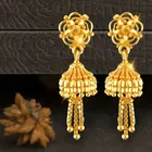 Oxidised Alloy Gold Plated Earrings for Women 