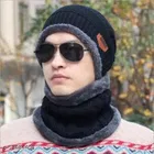 Woolen Beanie Cap with Neck Scarf & Hand Gloves for Men & Women 