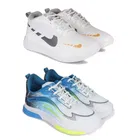 Sports Shoes for Men, Multicolor, Pack of 2 