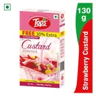 Tops Custard Strawberry 130 g