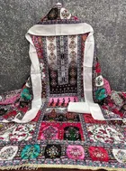 Embroidered Punjabi/All Over Suits Semi-Stitched Suits 