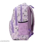 Polyester Backpack Bag, Purple