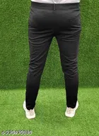 Lycra Solid Trackpant for Men 