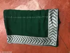 Georgette Embroidered Saree For Women, Green