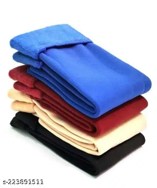 Velvet Socks for Women (Multicolor, Set of 4)