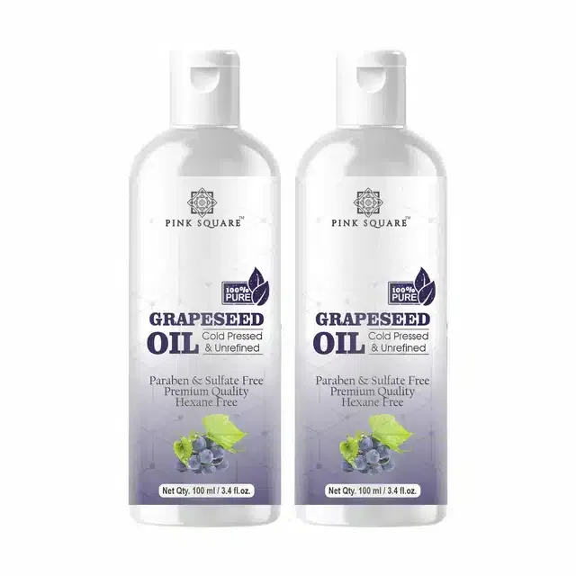 Cold Pressed Grapeseed Oil Combo (Pack of 2, 100 ml)