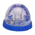 Small Taj Mahal Show Piece In Water Glitter 