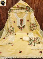 Embroidered Unstitched Suit for Women 