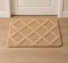 Geometric Tufted Emboss 3D anti-slip Door Mat [38x58]
