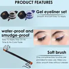 Ronzille 2 In 1 WaterProof & Smudge Proof 24hrs Gel Eyeliner 