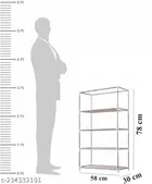 Metal 4 Layer Collapsible Multipurpose Rack 