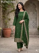Vichitra Silk Pakistani Suits for Women 