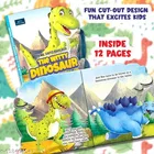 The Witty Dinosaur – Animal Shaped Story Board Book for Kids | Thick Durable Board Pages | Early Learning Story Book for Toddlers and Preschoolers | Fun Dinosaur Storytelling, Vocabulary Building & Brain Development