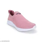 Sports Shoes for Women (Pink & White, 4)