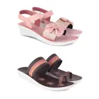 Combo of Flats with Sandals for Women 
