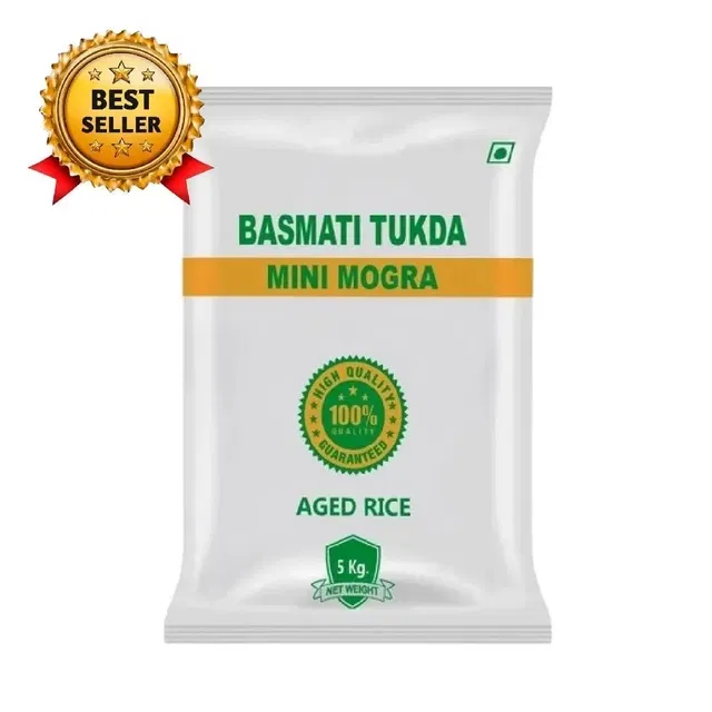 बासमती टुकड़ा (मिनी मोगरा) राइस 5 Kg