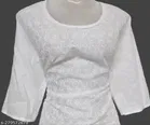 Cotton Embroidered Kurti for Women 
