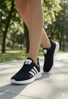 Sports Shoes for Men, Black & White 