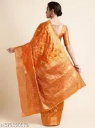 Organza Zari Woven Saree for Women 
