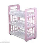 Plastic Multipurpose Storage Rack (Multicolor)