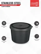 Stainless Steel Microwave Safe 3 Containers Lunch Box Set 