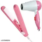 Plastic Hair Dryer with Straightener 