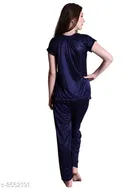 Satin Nightsuit Set for Women 