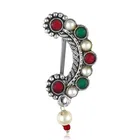 Oxidised Silver Alloy Nosepin for Women 