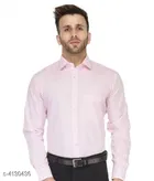 Cotton Blend Solid Full Sleeves Shirt for Men 