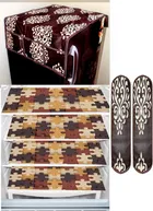 Knit 7 Pcs Fridge Cover Set 