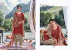 Soft Silk Embroidered Salwar Suit with Dupatta for Women 