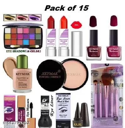 Face Makeup Combo, Multicolor, Set of 1