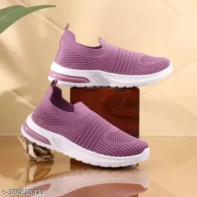 Casual Shoes for Women (Purple, 6)