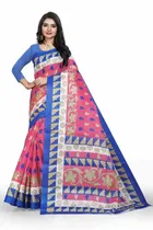 SVB साड़ी खादी सिल्क साड़ी विद ब्लाउज पीस 