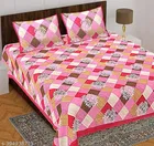 Cotton Double Bedsheet with 2 Pillow Cover 