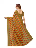 Georgette Printed Saree for Women 