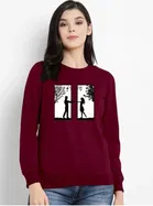 Cotton Blend Printed T-shirt for Women 