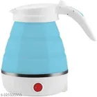 Silicone Travel Folding Electric Kettle (Multicolor, 600ml)