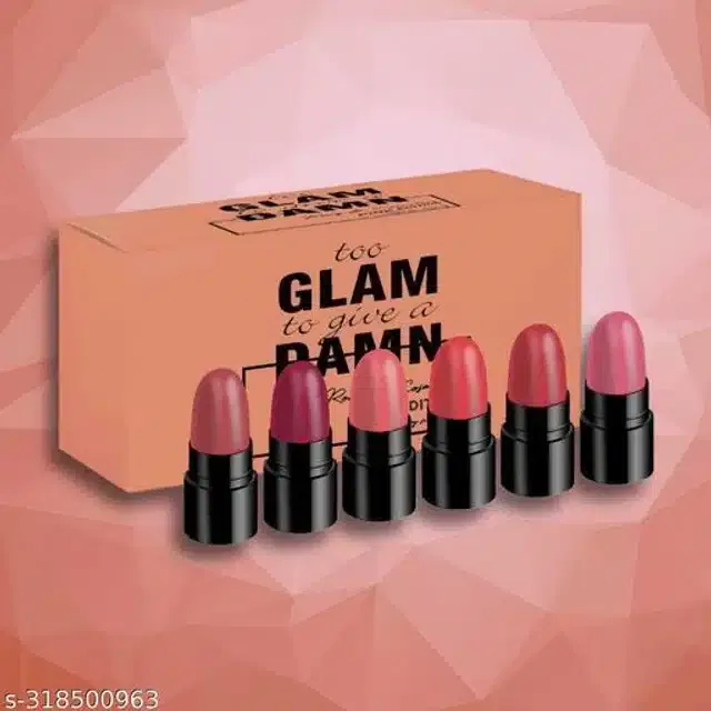 Ronzille Hydrating Mini Lipsticks (Multicolor, Pack of 6)