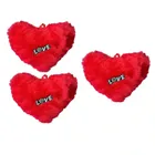 Heart Shaped Pillows (Pack of 3, 30 cm)