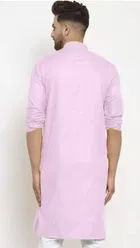Full Sleeves Solid Kurta with Payjama for Men 