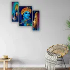 MDF 2 Pcs Designer Wall Painting for Home & Office 