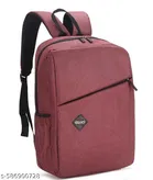 Canvas Backpack Bag, Maroon