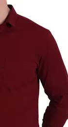 Men's Solid Full Sleeves Shirt 