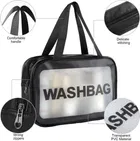 Astute Waterproof Clear Travel Toiletries Washbag 