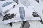 Polycotton Printed Double Bedsheet with Two Pillow Covers 