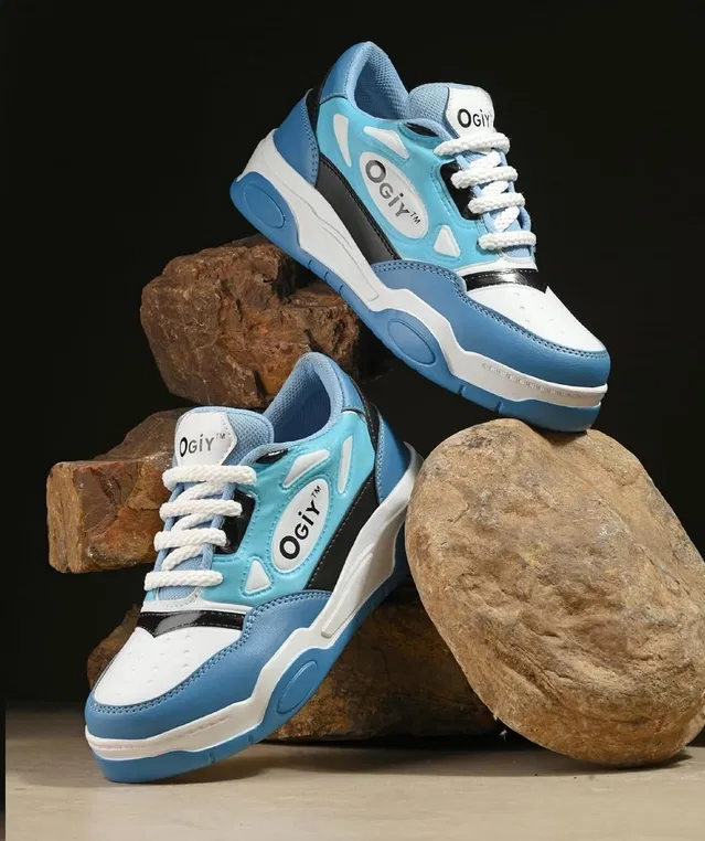 Sports Shoes for Men (Sky Blue, 7)