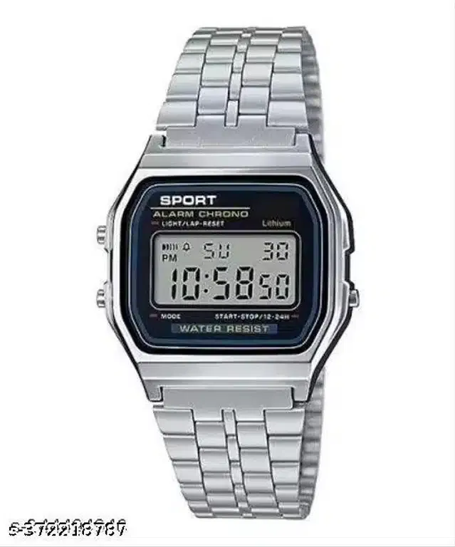 Digital Watch for Men (Multicolor)
