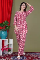 Rayon Top & Bottom Set for Women 