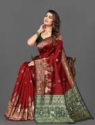 Silk Embellished Saree for Women 